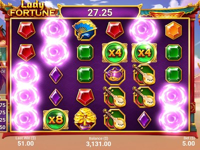 Игровой автомат Lady Fortuna от Onetouch